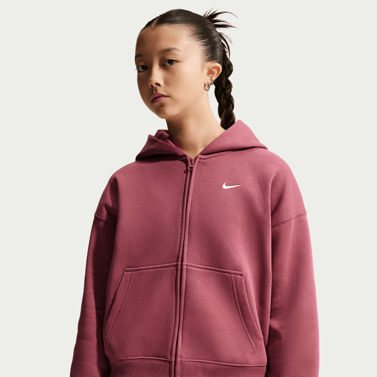 Polerón Cierre Fleece Nike Niña Grande
