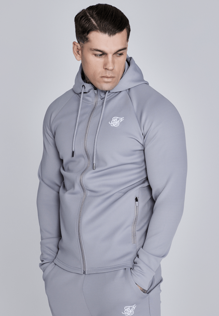 POLERON SIKSILK ESSENTIALS POLY FULL ZIP HOODIE HO