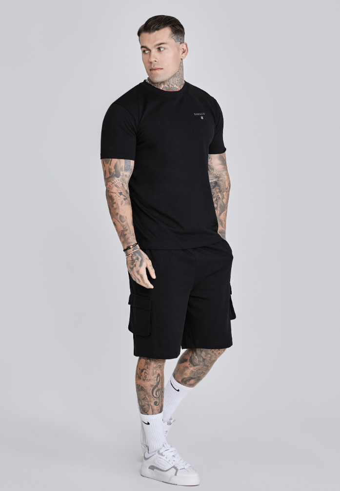 SET SIKSILK T-SHIRT AND SHORTS SET HOMBRE