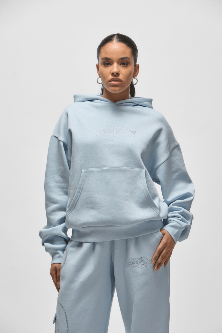 POLERON HOODIE HOODRICH MUJER CELESTE