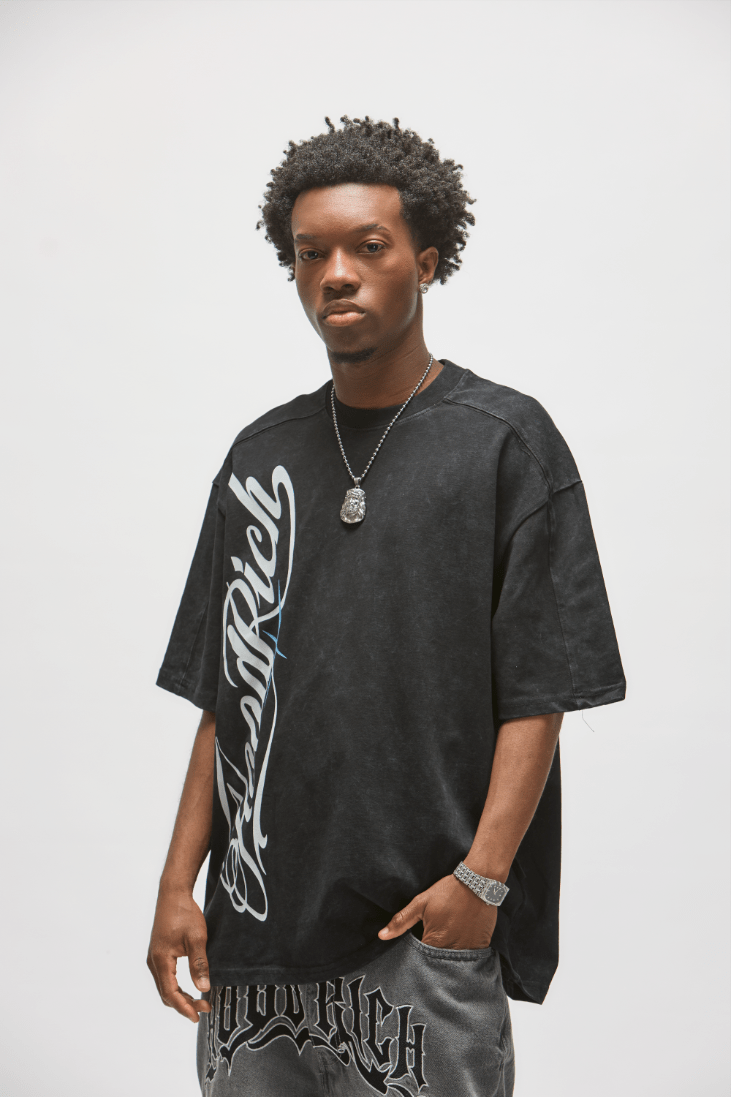 POLERA MANGA CORTA HOODRICH HOMBRE NEGRO
