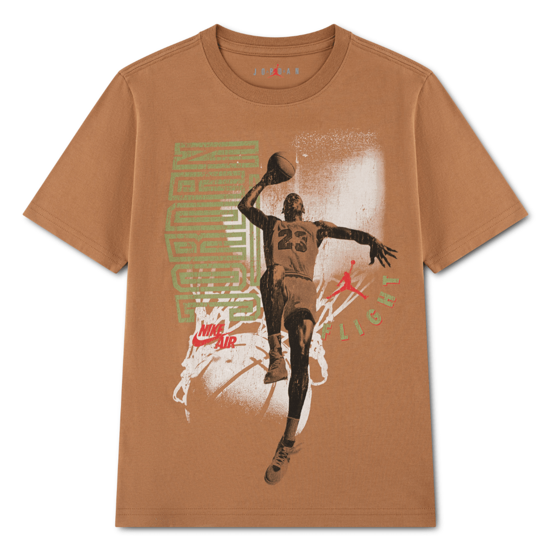 POLERA JORDAN KIDS JDB MJ RETRO HANGTIME SS TEE JO