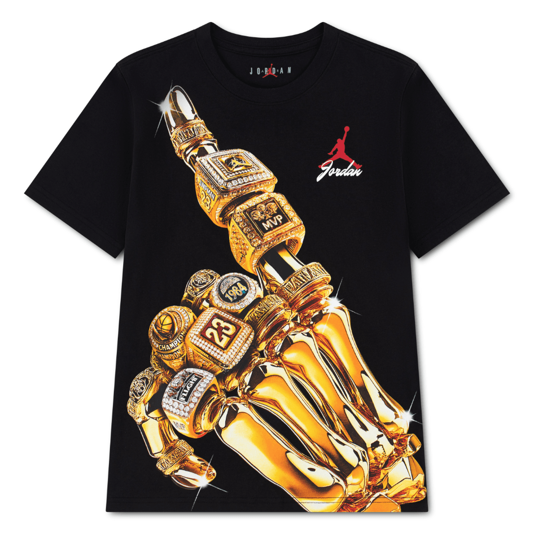 POLERA JORDAN KIDS JDB 23K MJ SKELETON RINGS JOVEN